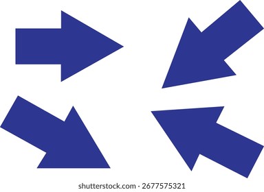 blauer Pfeil Symbol Kreis 