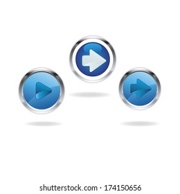 Blue arrow icons