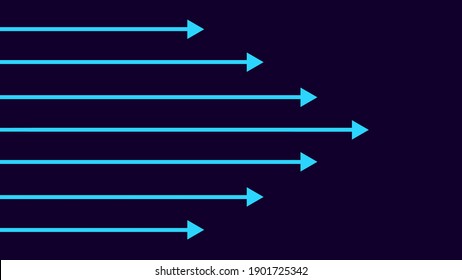Blue arrow line sharp vector abstract background. simple