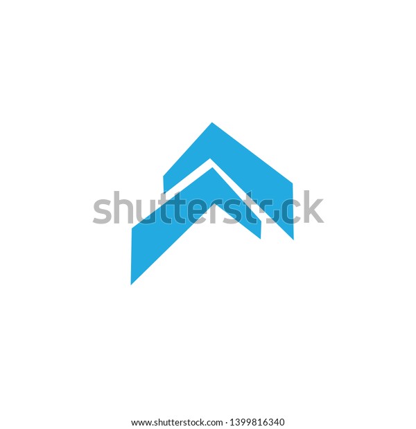 Blue Arrow Logo Vector Designs Vector De Stock Libre De Regalías