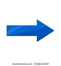 blue arrow sign, direction icon symbol	