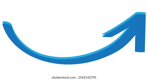 blue arrow vector collection isolated on a white background