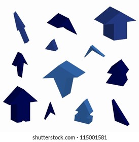 Blue arrows