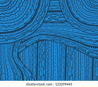 Blue art background
