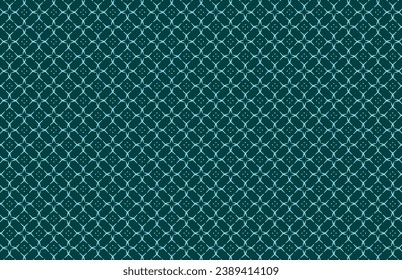 Blue art deco line seamless pattern