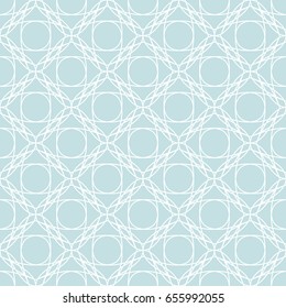 Blue Art deco seamless background.