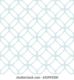 Blue Art deco seamless background.