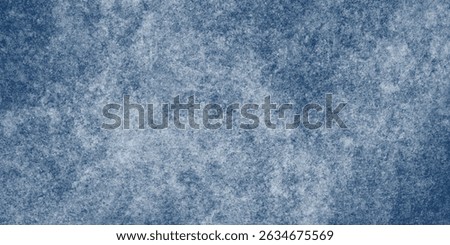 Blue Artistic Surface with Heavy Texture and Central White Abstract Smudge

