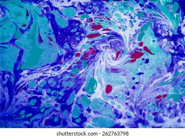 blue artwork texture ebru,  marbling texture