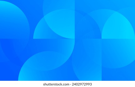 Blue asbtract background. Dynamic shapes composition. Vector illustration