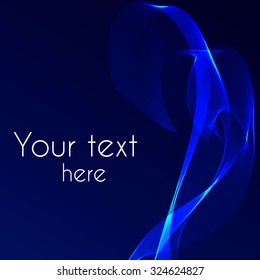 Blue astract color composition