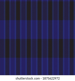 Blue Asymmetric Plaid textured seamless pattern suitable for fashion textiles and graphics