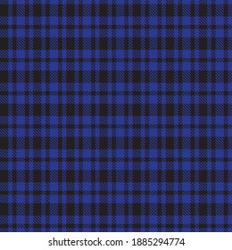 Blue Asymmetric Plaid textured seamless pattern suitable for fashion textiles and graphics