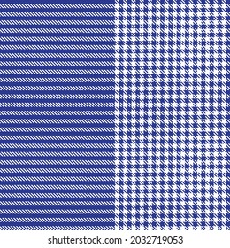 Blue Asymmetric Plaid textured seamless pattern suitable for fashion textiles and graphics