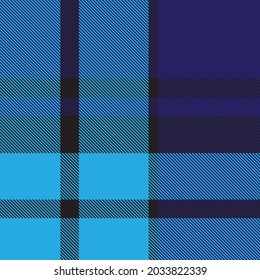 Blue Asymmetric Plaid textured seamless pattern suitable for fashion textiles and graphics
