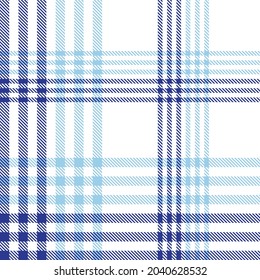 Blue Asymmetric Plaid textured seamless pattern suitable for fashion textiles and graphics