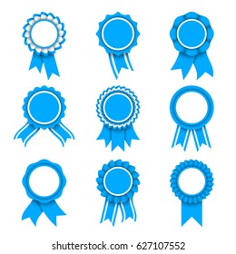 Blue Award Medals