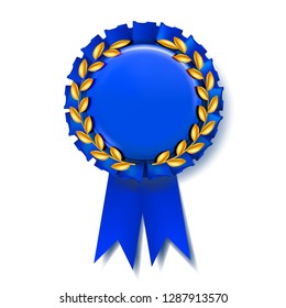 Blue Award Ribbon Vector Best Trophy: เวกเตอร์สต็อก (ปลอดค่าลิขสิทธิ์ ...