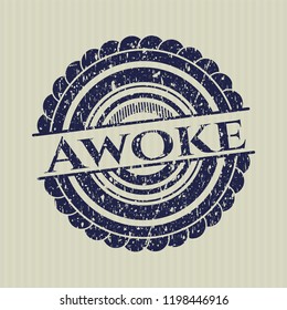 Blue Awoke distressed rubber texture