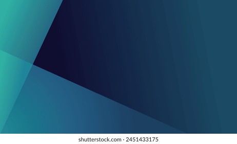 Blue azure and green mint abstract dark background presentation template