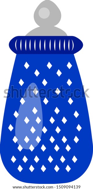 blue baby bottle clipart