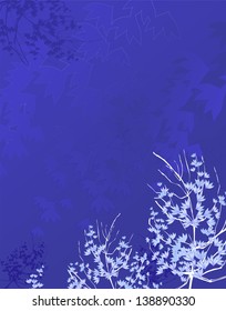 blue background
