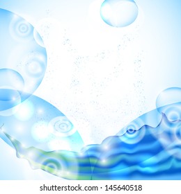 blue background