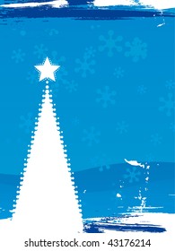 blue background
