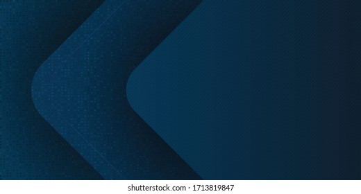 blauer Hintergrund mit 3D-Schichtengeometrie und reichhaltiger Lichtstruktur