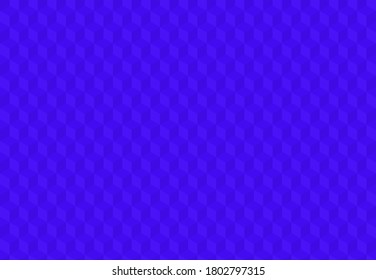 Blue background with 3d squares. Seamless vector Illustration. Geometric design for web, print for wrapping, fabric, poster, etc. Follow other mosaic patterns in my collection.