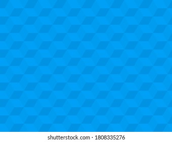 Blue background with 3D squares. Seamless vector illustration. Geometric design for web, wrapping, poster, etc. Follow other mosaic patterns in my collection.