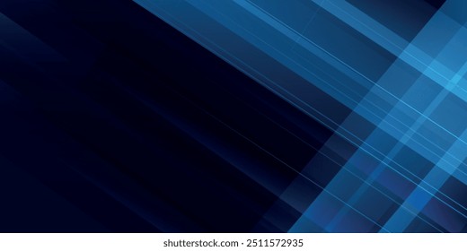 Fundo azul com caixa abstrata retângulo formas geométricas elemento moderno para banner,