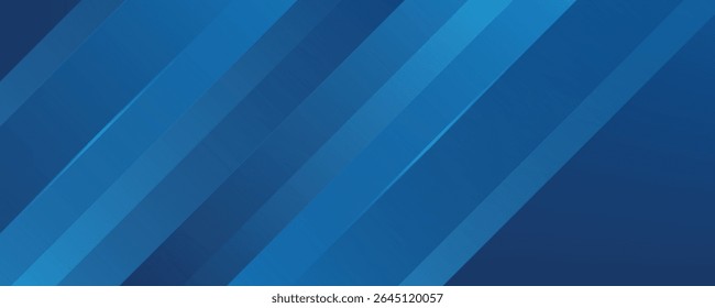 Blue background with abstract box rectangle geometric shapes modern element for banner, presentation design and flyer