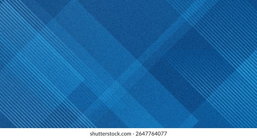 Blue background with abstract box rectangle geometric shapes modern element for banner, presentation design and flyer