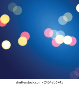 Blue background, Abstract circle bokeh lighting ,Texture background.