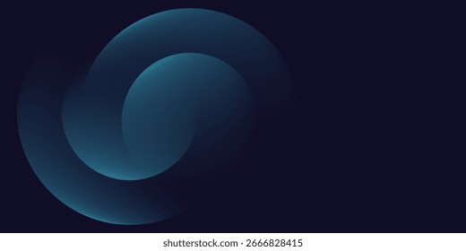 Blue background. Abstract circle gradient backdrop of rich and luxurious colors. Useful for backgrounds, presentations, mailer, templates etc