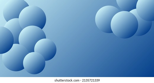 blue background with abstract circle shape, minimal geometric background, Minimal color abstract gradient banner template