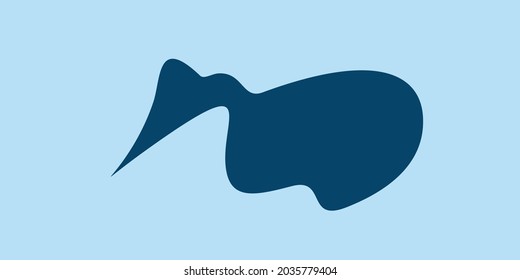 Blue Background with Abstract Design.