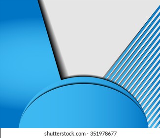 Blue background in abstract design style
