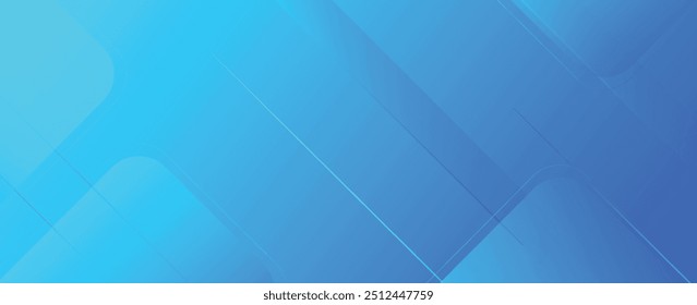 Fondo azul abstracto con líneas diagonales. Composición de Formas dinámicas. Ilustración vectorial EPS 10