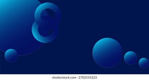 blue background of Abstract dynamic modern vibrant gradient . Template for poster,vector ilustration
