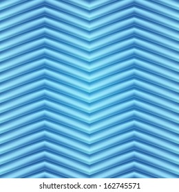 Blue background abstract folds or liquid waves illustration of wavy folds