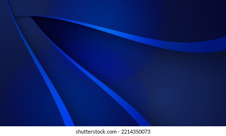 Abstraktes, geometrisches Design mit modernem Unternehmenskonzept auf blauem Hintergrund. Vektorgrafik für Visitenkarten, Präsentationsdesign, technisches Banner, Spielhintergrund und vieles mehr