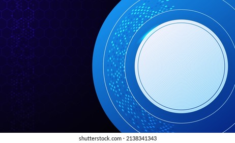 Fondo azul con formas geométricas abstractas. Diseño de concepto corporativo moderno ilustración vectorial para diseño de presentaciones, banner, volante, afiche