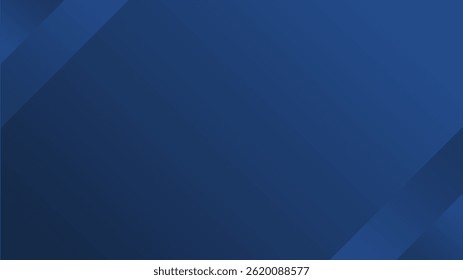 Blue background. Abstract blue gradient design. Minimal creative background. Landing page deep blue cover. Colorful graphic. Vector