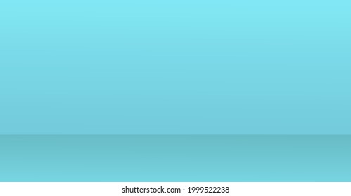 blue background, abstract gradient studio room