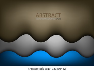 blue background abstract infographic for work plan on black brown background for text and message design