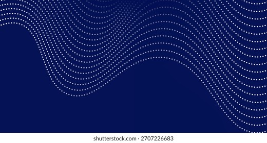 Fondo azul abstracto con ondas de línea y diseño de Fondo de pantalla gráfico de variación de gradiente