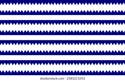 blue background, Abstract blue spiky horizontal strip line repeat seamless on white background, rapport patter print