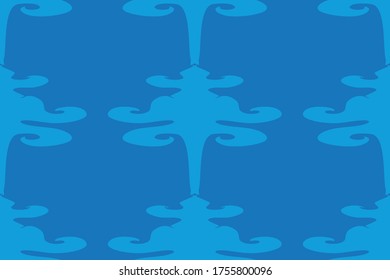 Fondo azul con puntos abstractos. Textura sin inconvenientes.